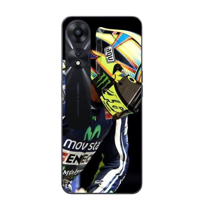 Case - MANIACASE - Oppo A78 5G - Black - Soft - Valentino Rossi MotoGP