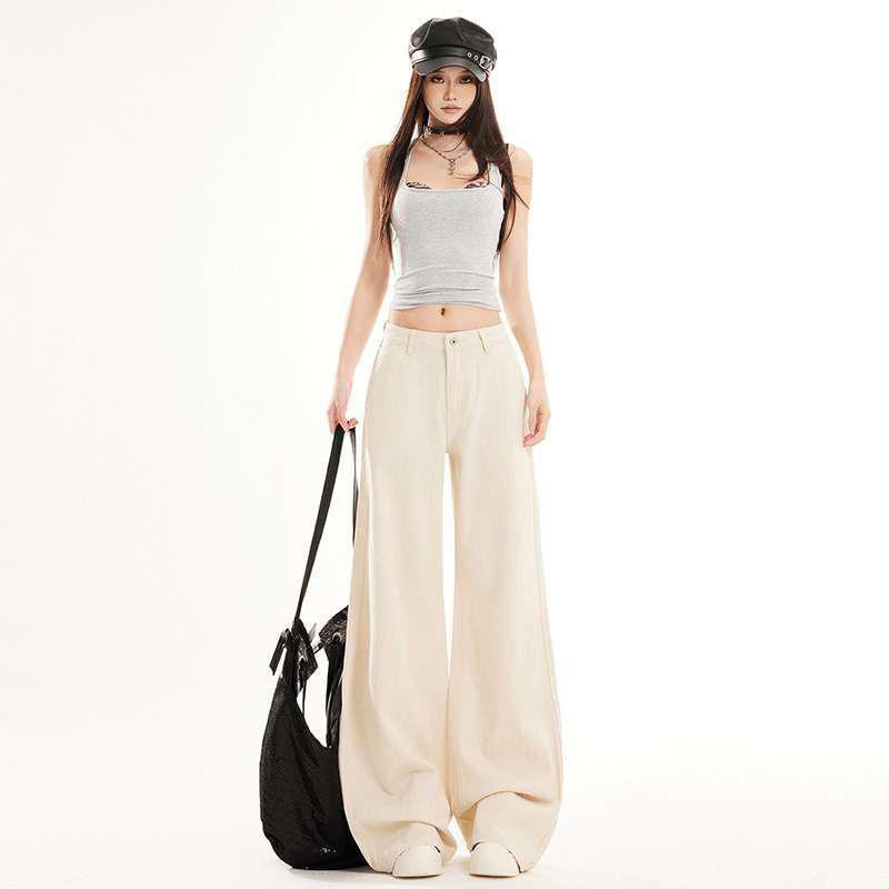 Herringbone Vertical Stripe Women s Wide Leg Micro Flare Jeans Medium