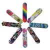 10Pcs Flower Mini Double Sided Nail Art Files for Polishing Buffing Sanding
