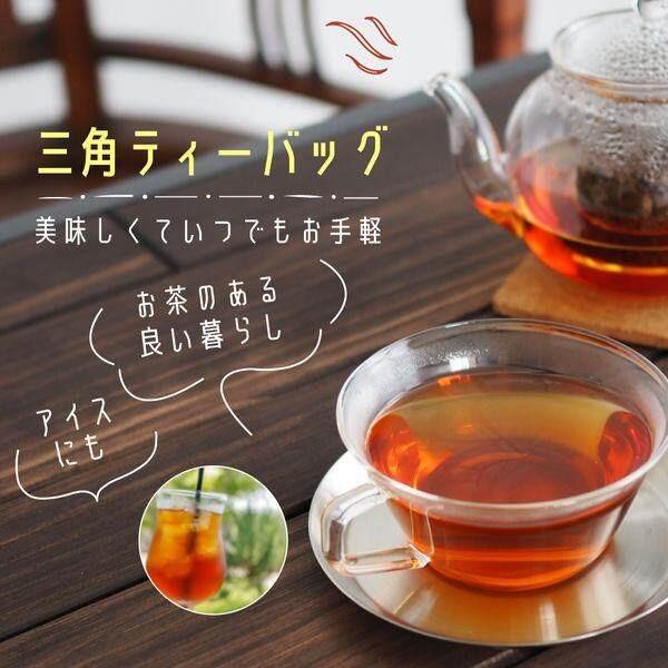 Eikokuya Luxury Fruit Tea Triangle Tea Bags Apple / Strawberry / Peach / Kiwi 1 Box (6 Bags/box)