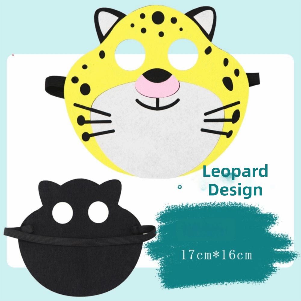 4Pcs Children's Day Gits Felt Animal Mask Children Gits Animal Cosplay Mask  Children's Day