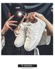 Men's Autumn Leather Breathable Casual Sneakers - Trendy All-Match White Shoes for Teenagers and Students