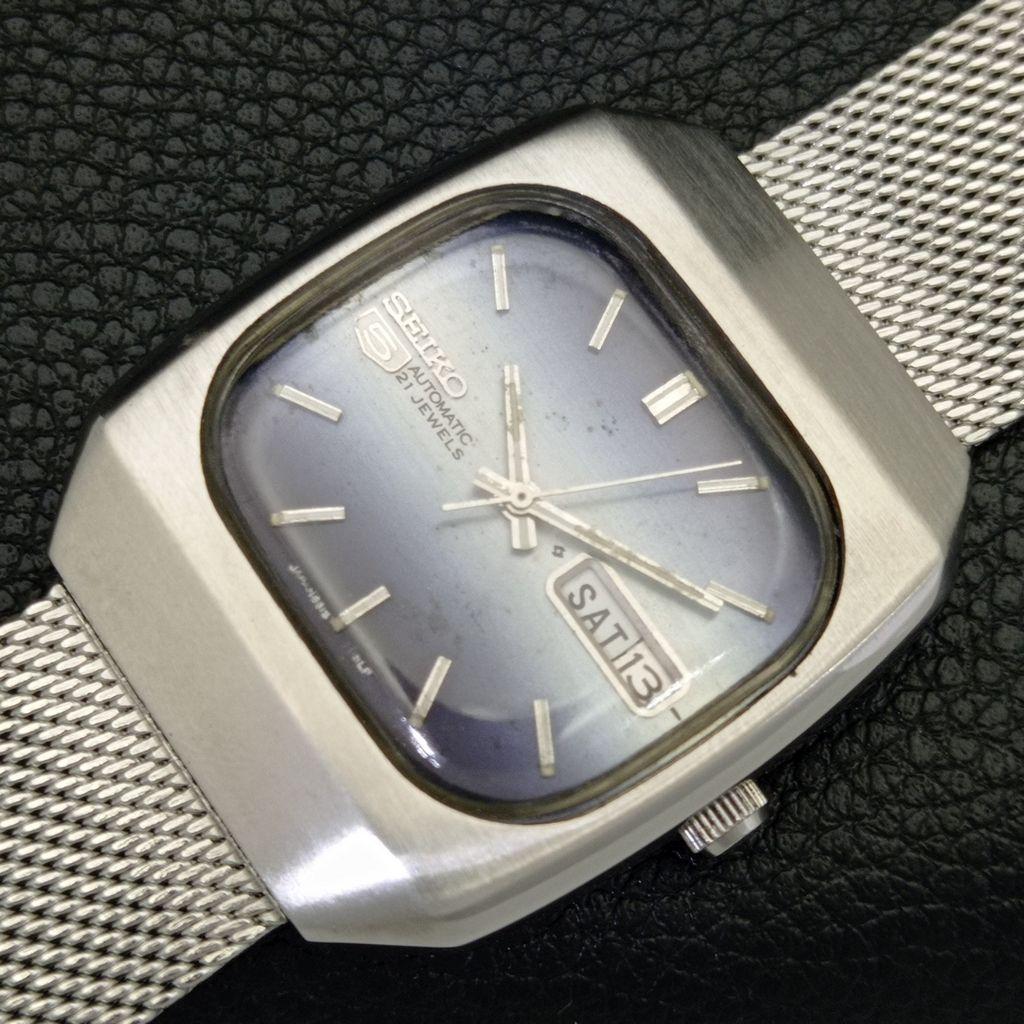 Seiko 5 AUTOMATIC JAPAN 6319A MENS VINTAGE ORIGINAL DIAL WATCH A702391-5 R124-a702391