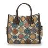 Jacquard Quilted Square Tote Bag M