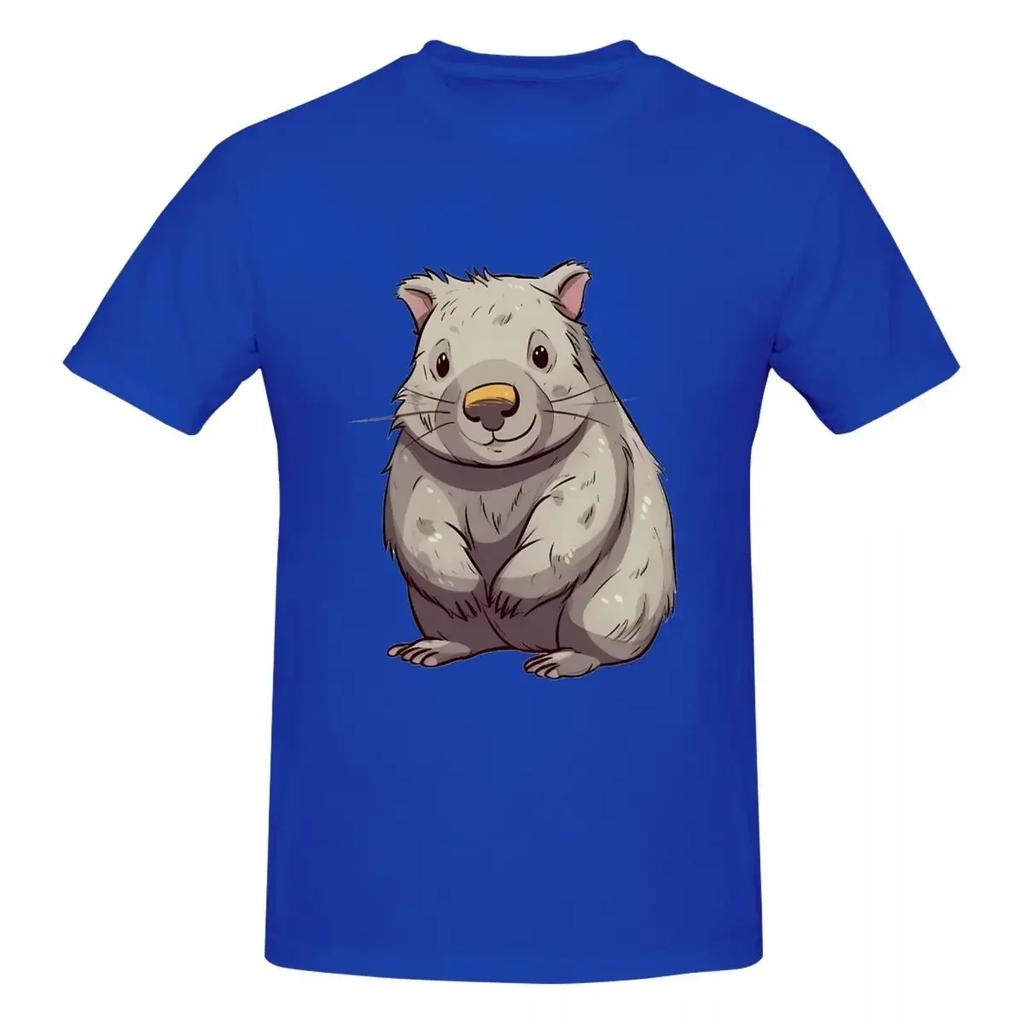 Whimsical Wombat A Playful Cartoon Character 100 Cotton Tshirt Unisex Funny T Shirts Unisex Oneck Short Sleeve S6xl