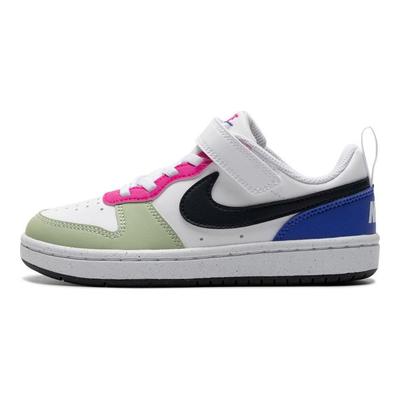 Court Borough Low Recraft PS Honeydew Pink Ultramarine Kids Sneakers White Fierce-Pink Light-Ultramarine DV5457-108