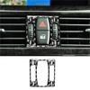 Carbon Fiber Warning Light Button Cover Trim For BMW 6Series E63 E64 2004-2010
