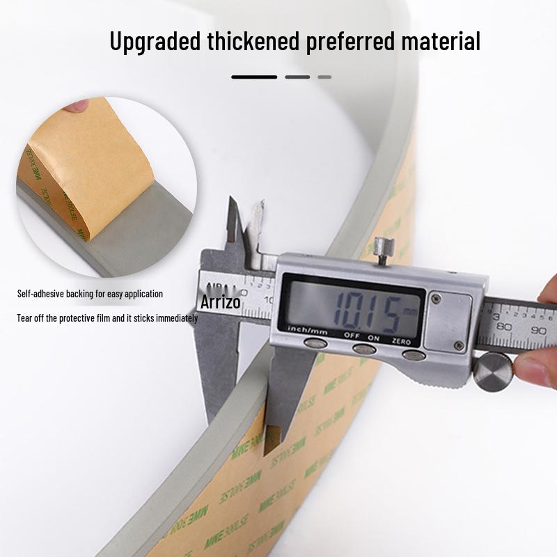 Self-Adhesive Anti-Collision Wall & Floor Strip for Baseboards, Windowsills, Door Frames, and Corners