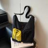 Tote Messenger Bag Women's Large-capacity Bag Commuter Backpack Casual Shoulder Bag Going Out Female College Student Class Bag
