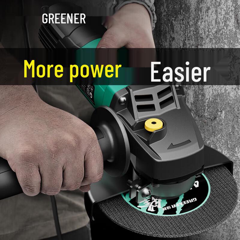 860W Rear Switch Angle Grinder CN Plug (adapter Included)