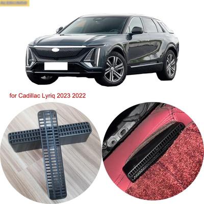 2 adet araba-stil Koltuk AC Isı Zemin Klima Kanal Havalandırma Çıkışı Izgara Kapağı Cadillac Lyriq 2023 2022 Araba için