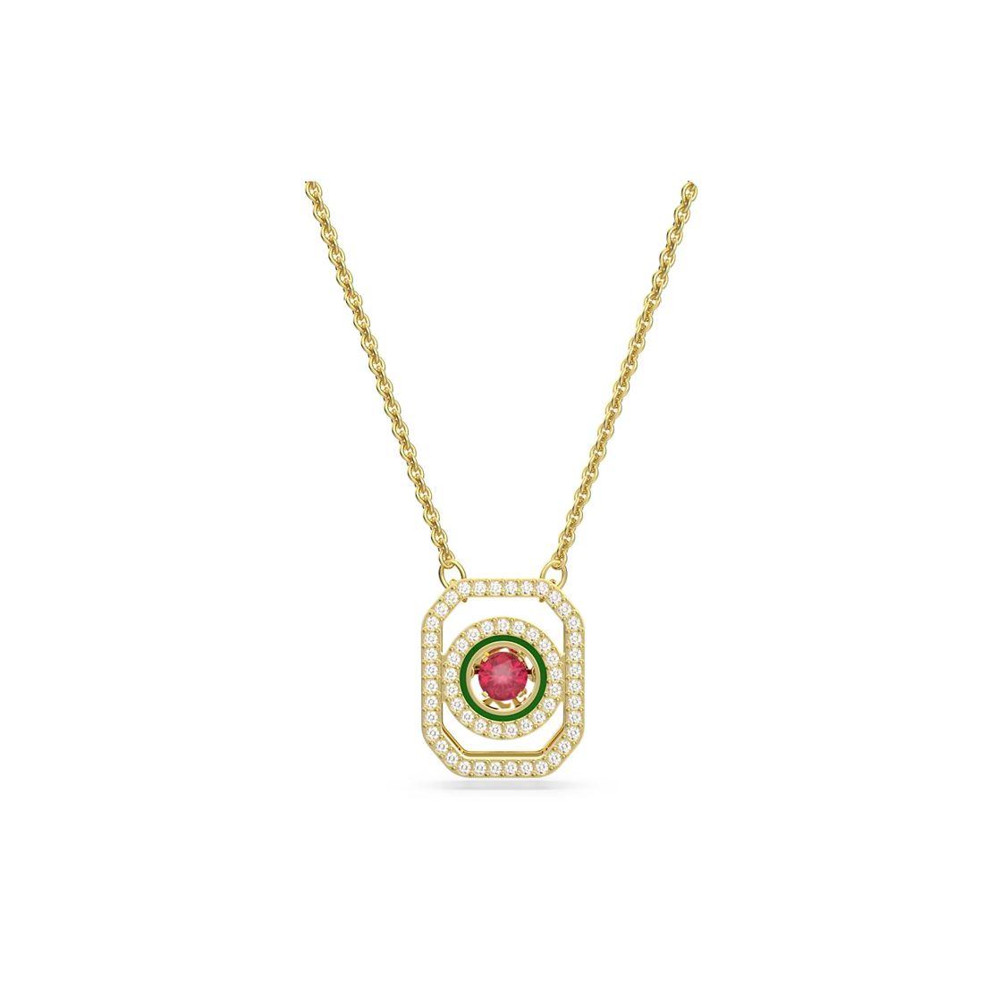 Swarovski Alea Chinese Style Dancing Stone Crystal Necklace Women necklace 5649785 Box (Random Color)