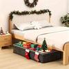 Foldable Non-woven Bed Storage Bag with Transparent Window for Clothes Organization