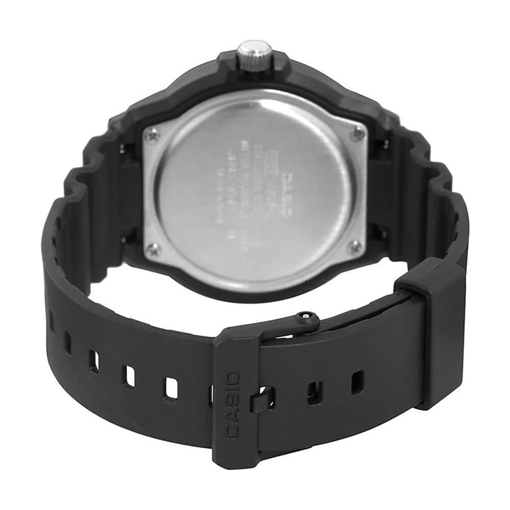 Casio Standard MRW-200H-1E Men's Watch Water Resistant Black Dial Nylon Strap