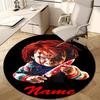 Personalized C-Chucky Round Chair Office Rug - Perfect for Mat, Office Chair & More - Ideal Gift for Birthdays and Holidays