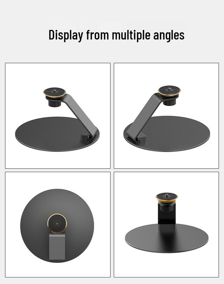 Metal Desktop Projector Stand with Stable Round Base for Home or Conference Use