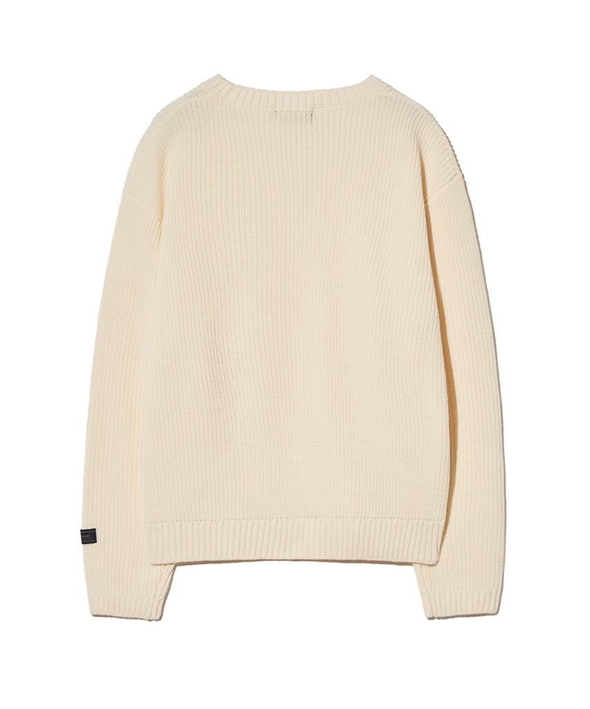 YALE Cozy Round Knit_Ivory