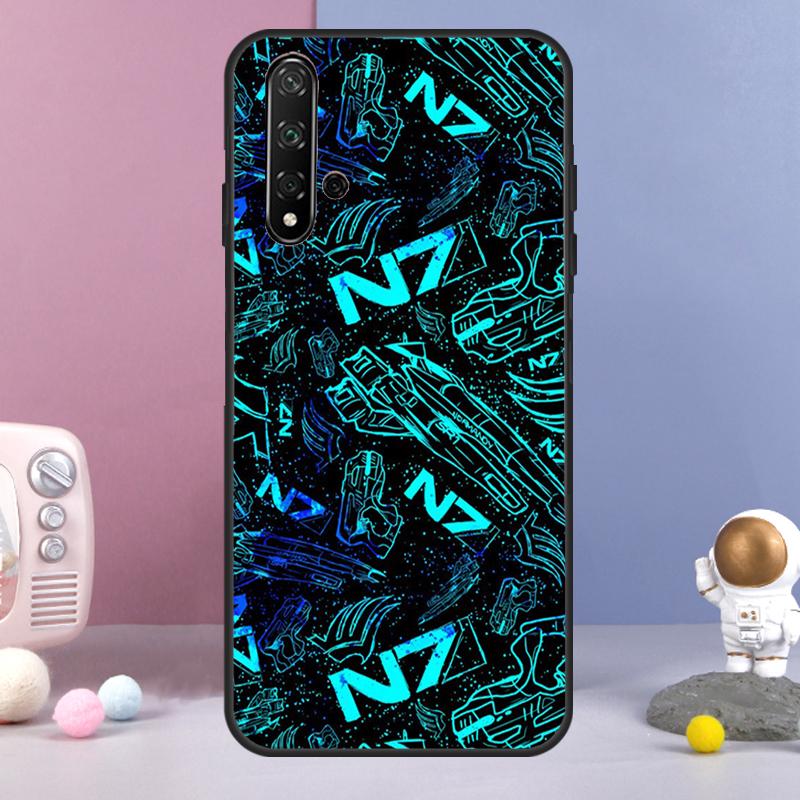 N7 Mass Effect For Huawei Nova 12i 12s 11i 8i 7i 9 10 SE Y60 Y61 Y70 Y72 Y73 Y90 Y91 P20 P30 P40 Lite Case