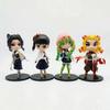 Demon Slayer Kimetsu No Yaiba Cute Kawaii Q Posket Figure Nezuko Tanjirou Zenitsu Shinobu Giyuu PVC Desktop Ornaments Model Toys
