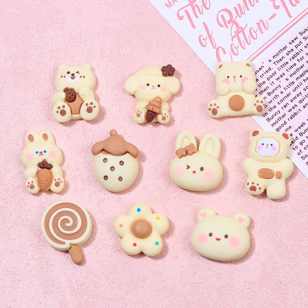 Mika DIY Small Animal Cartoon Resin Sticker Kit for Phone Cases and Cups