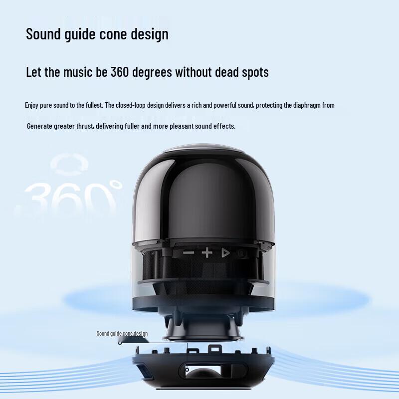 XiaoDu Smart Bluetooth Speaker with RGB Lighting