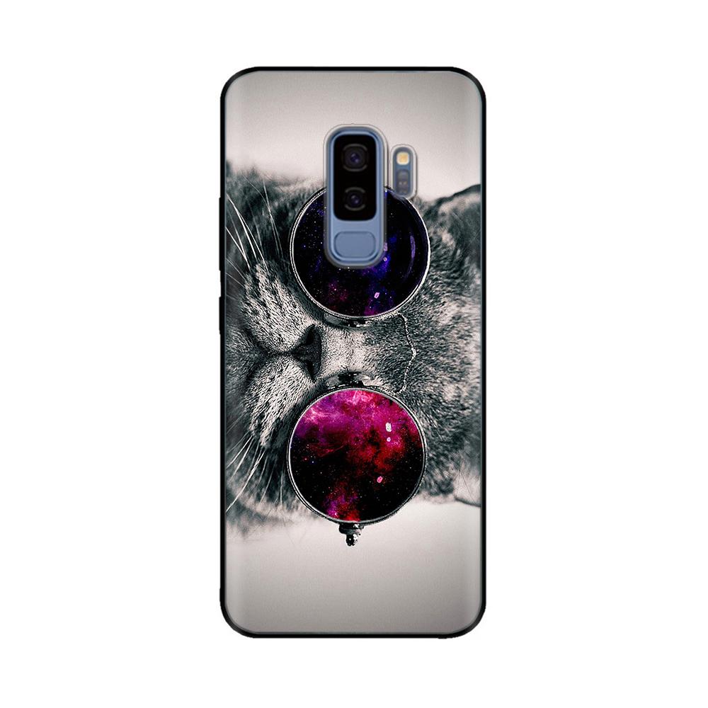 For Samsung Galaxy S9 Case Mobile Phone TPU Silicone Protective Cover for Samsung S9 Plus S9+ S 9 Back Cover Paintted Bumper