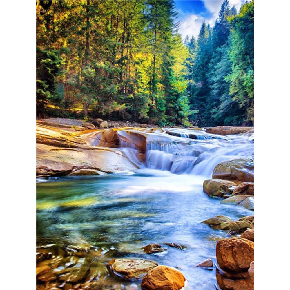 5D Diamant Malerei Landschaft Bilder von Strass Stickerei Kreuzstich Tasse Mosaik Dekor für Zuhause