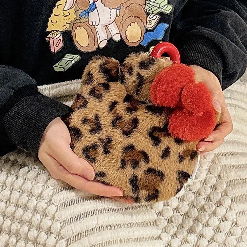 The New Hot-selling Winter Belly Warming Hot Compress Plush Hand Warmer Cute Thickened Warm Water Bag Hot Water Bottle