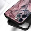Case For Apple iPhone 11 13 12 14 Pro 7 Plus XR X XS Max 6 6S 13Pro SE 2022 Black Silicone Phone Funda Marble Pattern