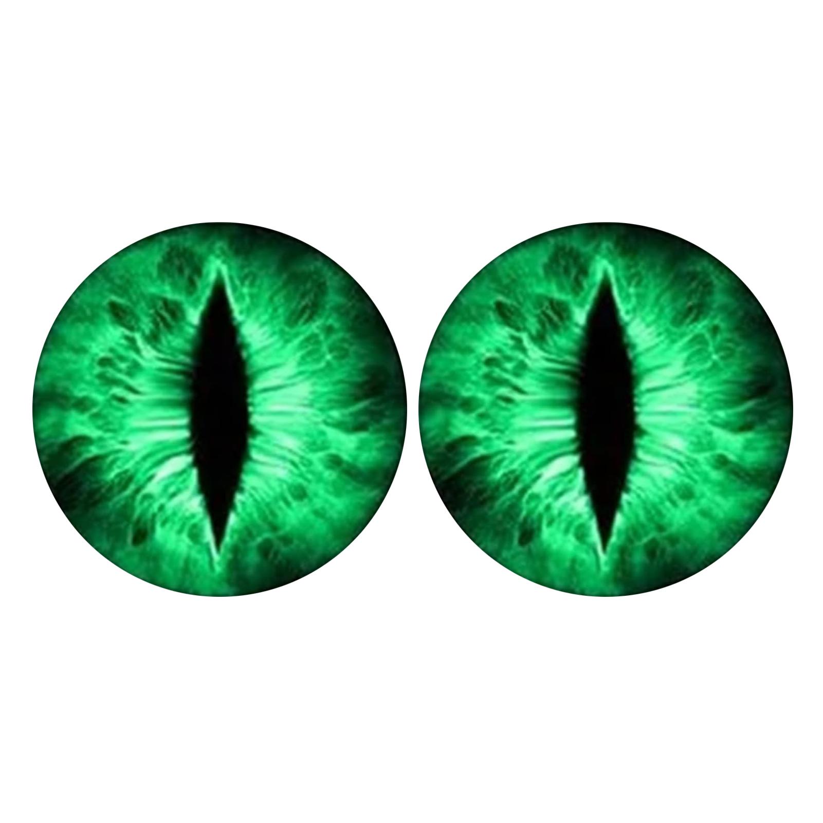 

2шт наклейки на фары Beast Eyes для джипов, 3D стереоэффект водонепроницаемый автомобильный декор для внедорожника, забавные наклейки Beast Eyes для автомобиля