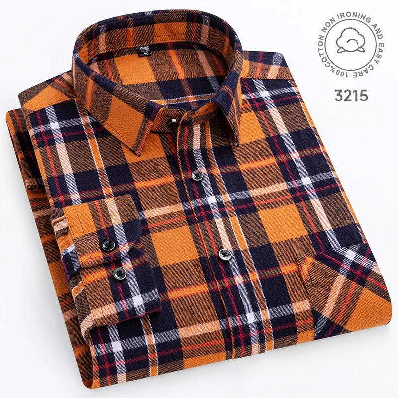 Nuovo in camicia taglia forte 14XL 100% cotone spazzolato manica lunga per uomo vestibilità slim camicia formale tinta unita a quadri morbida elegante