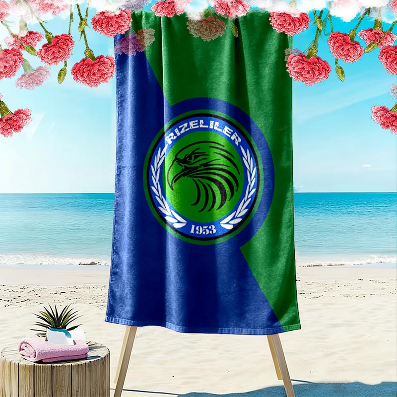Caykur Rizespor Print Beach Towel Large Soft Quick Dry Towel For Beach Camping Swimming