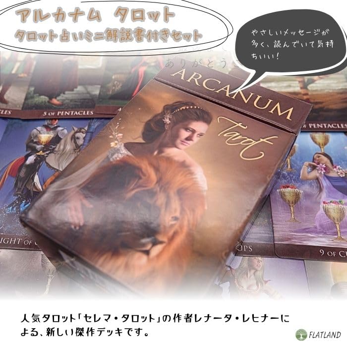 Arcanum Tarot Reading Japanese Instruction Manual 78 Tarot Cards Tarot, Instructions, Included, Authentic,