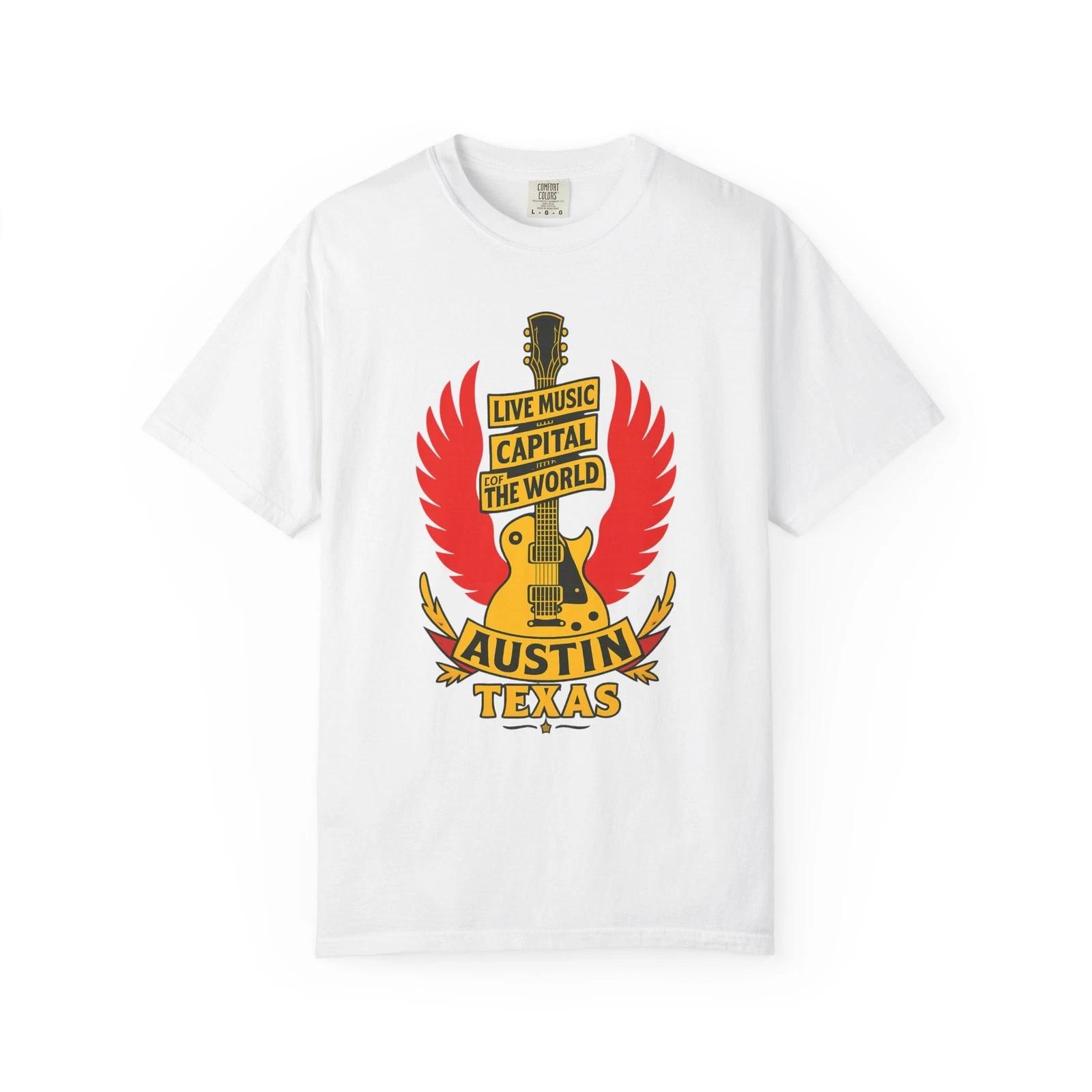 Austin Music Vibes T-Shirt, Live Music Shirt, Unisex Gift, Austin Texas [...] 3XL