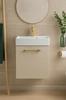 Wall-Hung Bathroom Cabinet with Sink and Faucet, Kashimir, Elara