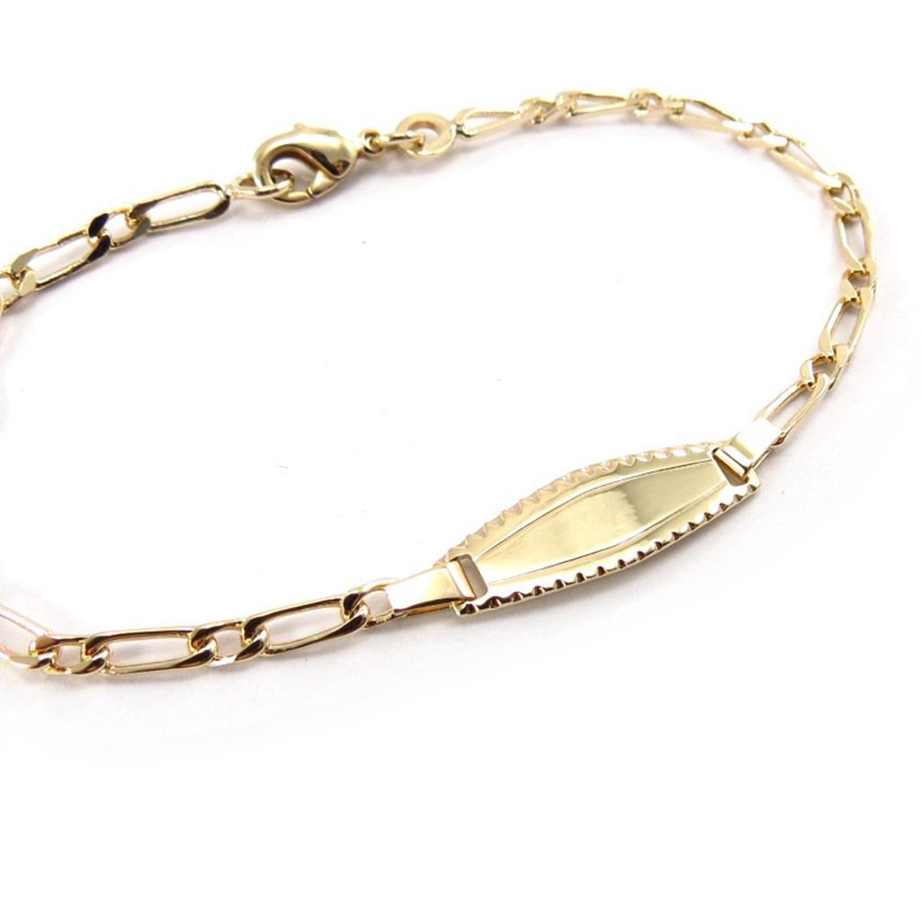 Les Trésors De Lily [K1023] - Pozlacený obrubníkový řetěz 'Bambino'