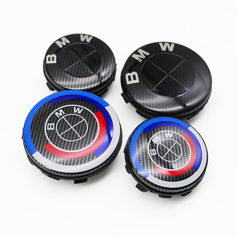 4 Stück 56mm 68mm ABS Schwimmende Radnabenkappe Für BMW E39 E46 Auto Tuning Teile E60 F45 F48 F49 F39 F90 Ersatz-Radnabendeckel