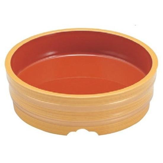 

noodle plain wood with gold band and red interior diameter x ABS resin 7-inch tub, [20.5mm 6.4 cm] (7-521-5)