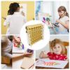 35 Slots Paint Bottle Rack Wooden Paint Storage Rack Multi-Layer Wooden Organizer Stand Easy to Assemble for Miniature Paint Set