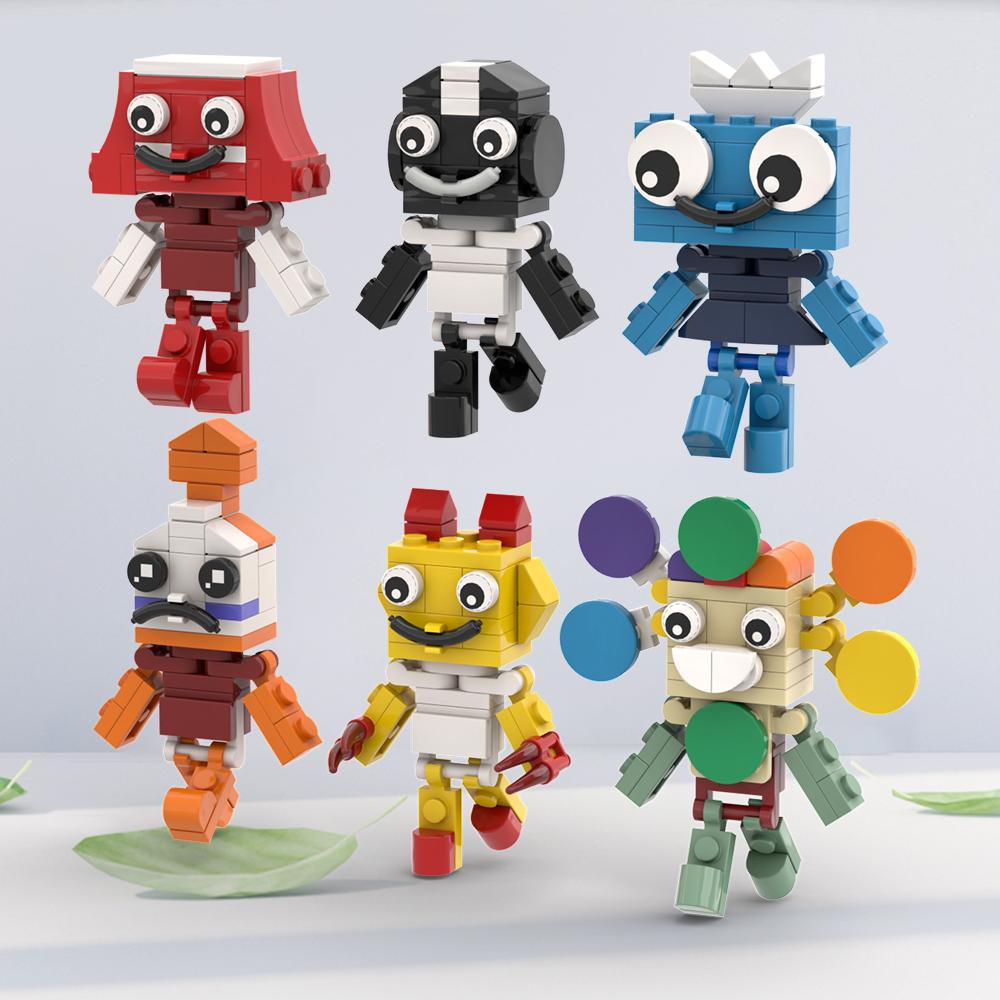 Dandy Baustein-Set, 18-in-1 Mini-Modell mit Sammel-Spielcharakter-Stein, Pädagogisches STEM-Spielzeug für Geburtstagsgeschenk
