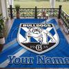 Custom Text Printed Rug Canterbury-Bankstown Bulldogs Non Slip Floor Carpet For Home Room Decor