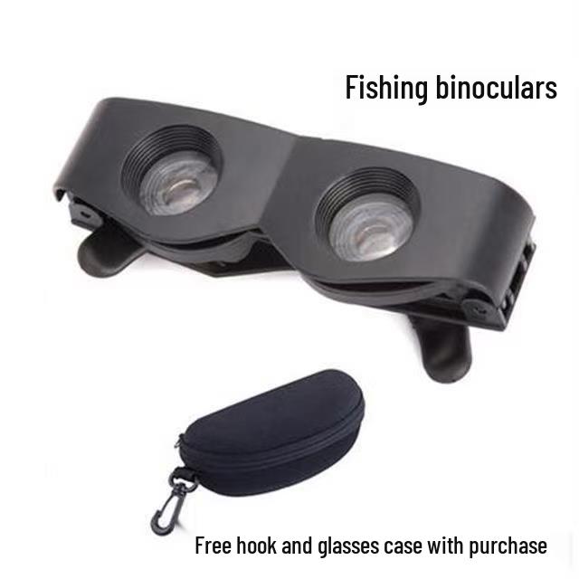 High Magnification Night Vision Fishing Glasses: Head-mounted Myopia Design for Angling.