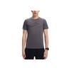 Saucony Logo Print Crew Neck Short Sleeve T-Shirt Men T-Shirts Medium-Gray SC2239025-1