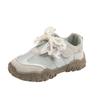 Girls' Sports Shoes Spring/Summer Stain-resistant Soft Sole Breathable Mesh Shoes Cute Bow Casual Shoes