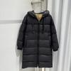 Womens Long Hooded Down Coat Winter Thick Warm Oversized Parka With 50% Duck Fill