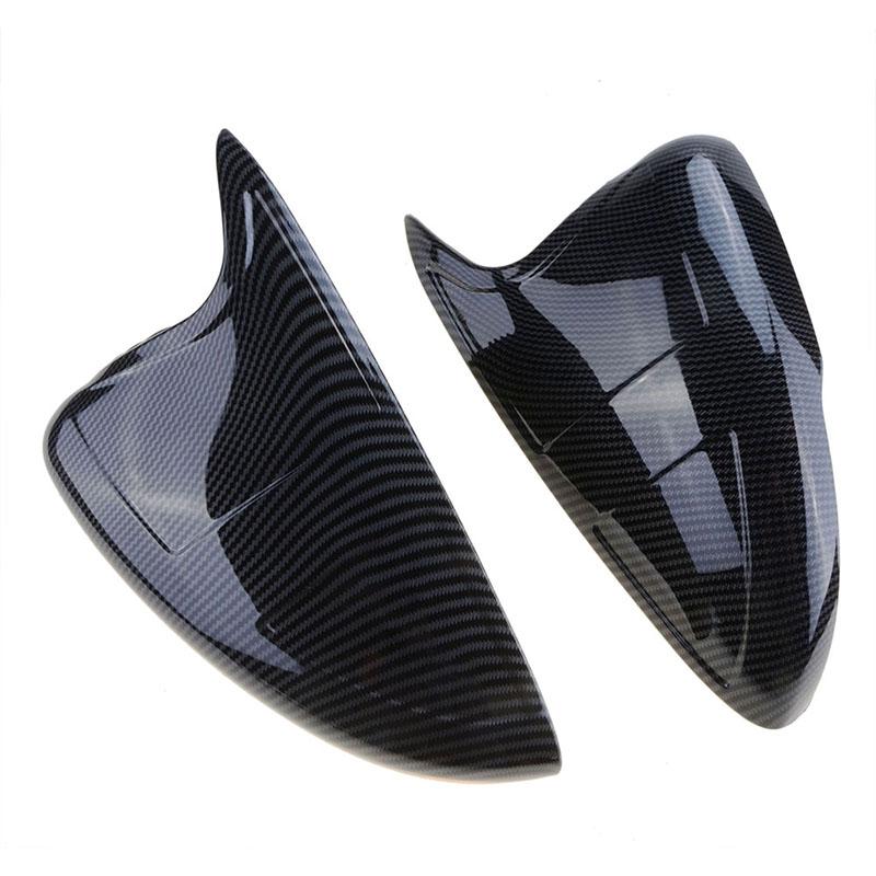 Side Mirror Sticker Cover Rearview Mirror Housing Shark Fin Pattern ABS Fit For Honda Accord 10th 2018- Car
