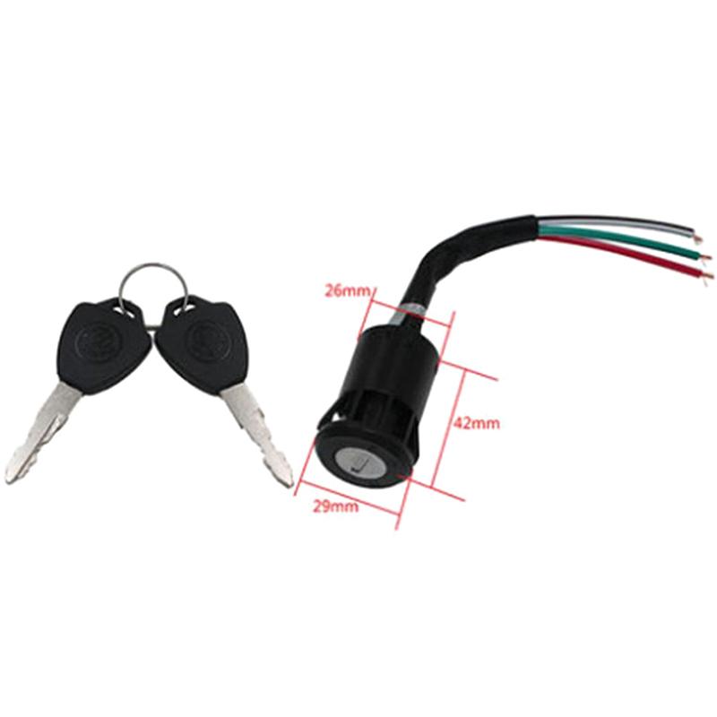 

Электромобиль Блокировка питания Ключ Выключатель Универсальный Электрический Велосипед Скутер Аксессуар M