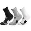 Basketball Socks, Men's Thickened Towel Bottom Loop Socks, Medium Long High-top Running and Outdoor Sports Socks