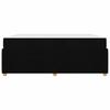 Bed Frame with Mattress Black 180 X 200 Cm Fabric