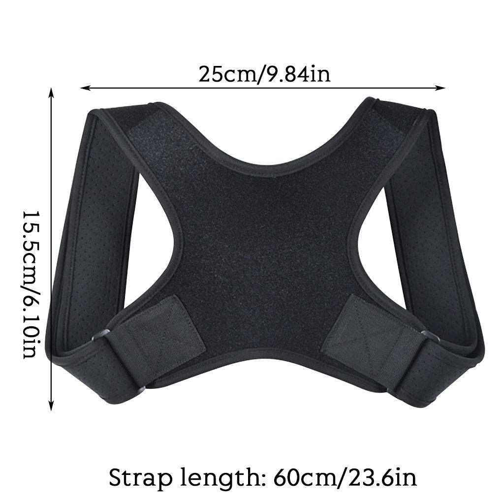 Posture Corrector Adjustable Shoulder Belt Support Kyphosis Correction Brace